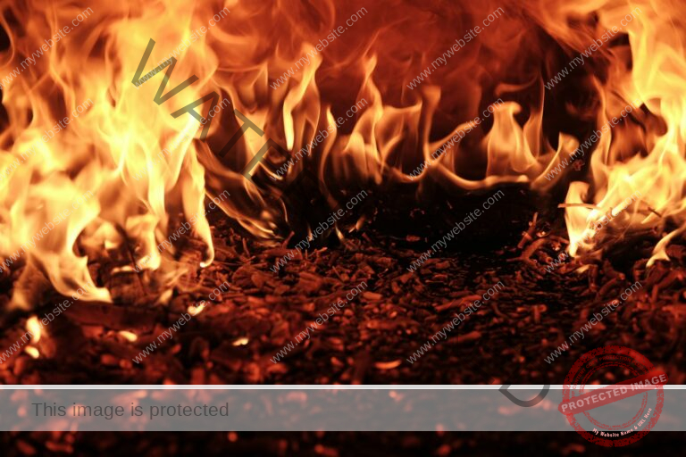 red flame